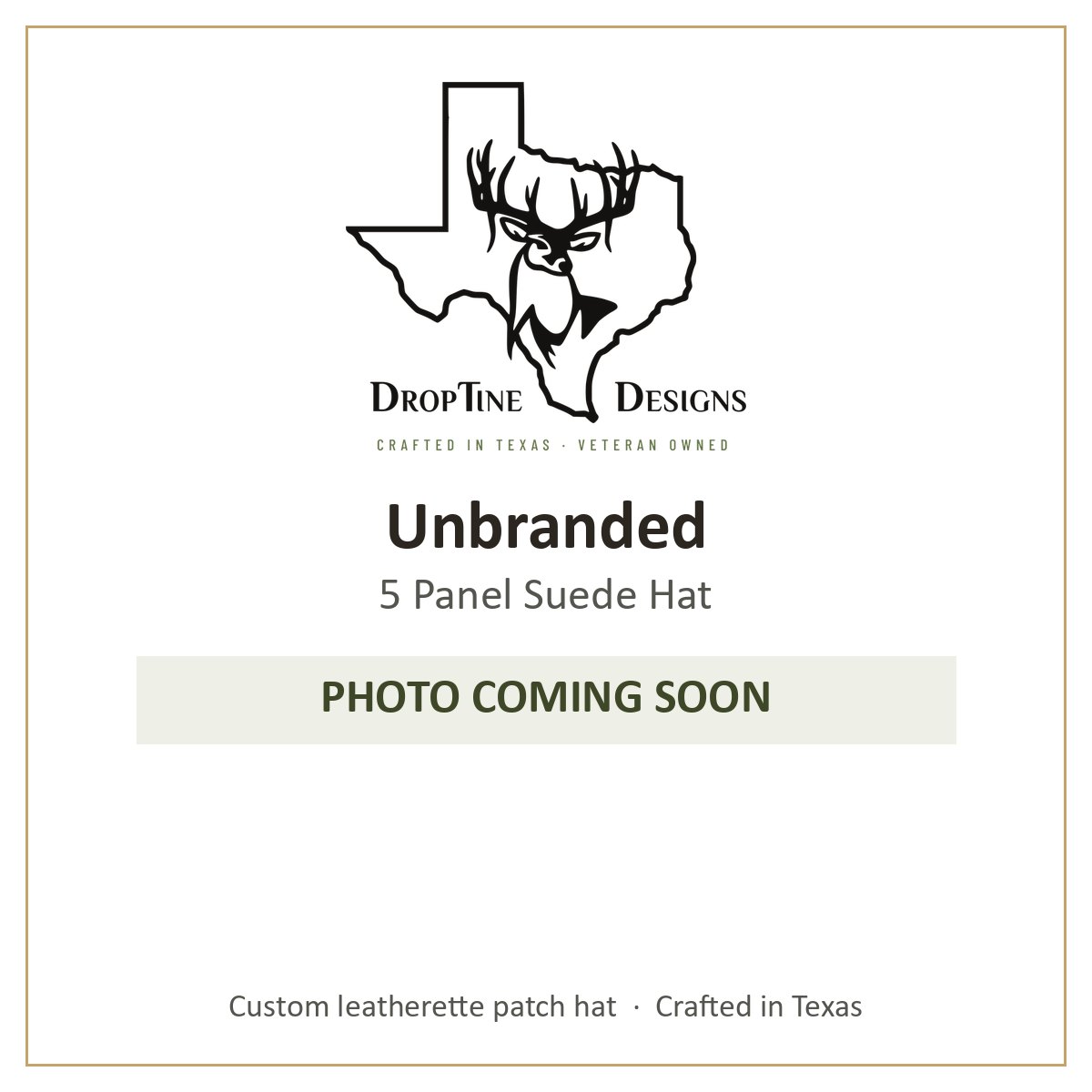 Photo coming soon: Unbranded 5 Panel Suede Hat