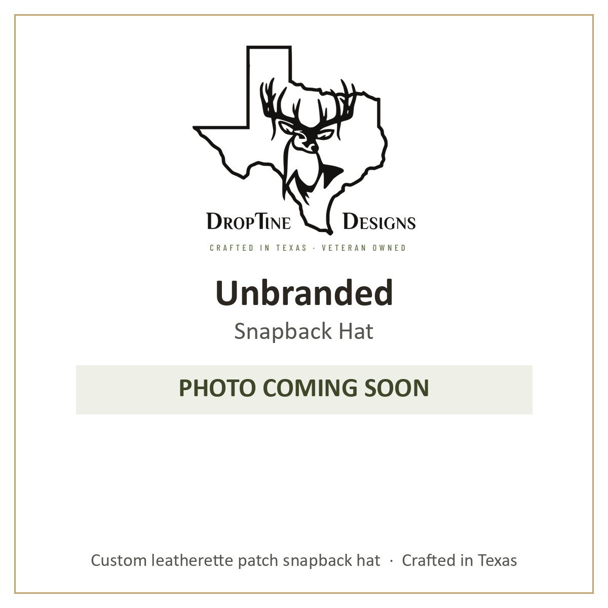 Photo coming soon: Unbranded Snapback Hat