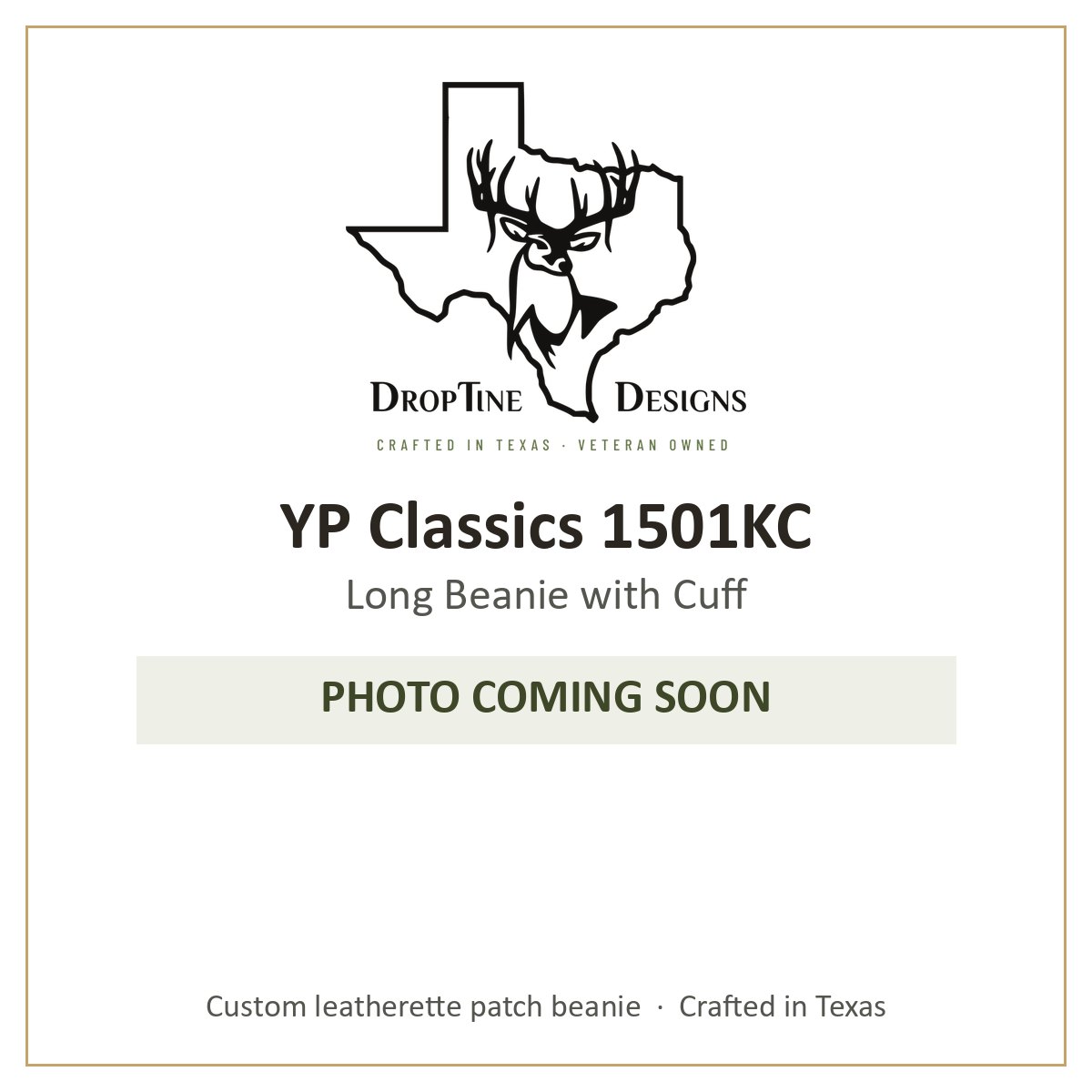 Photo coming soon: YP Classics 1501KC Long Beanie with Cuff