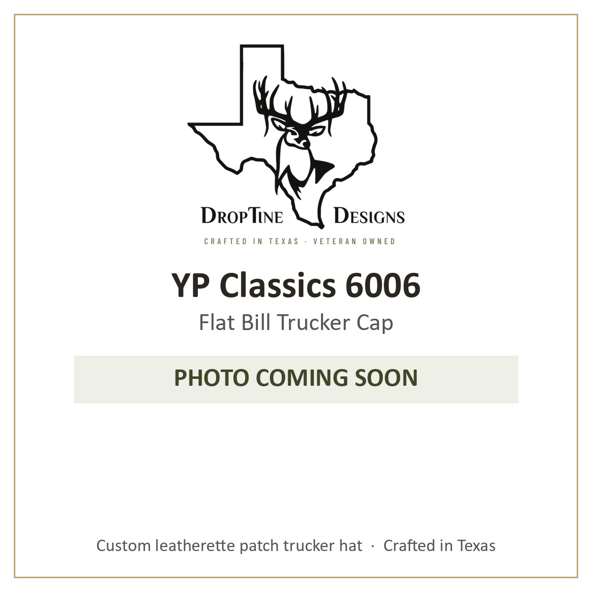 Photo coming soon: YP Classics 6006 Flat Bill Trucker Cap