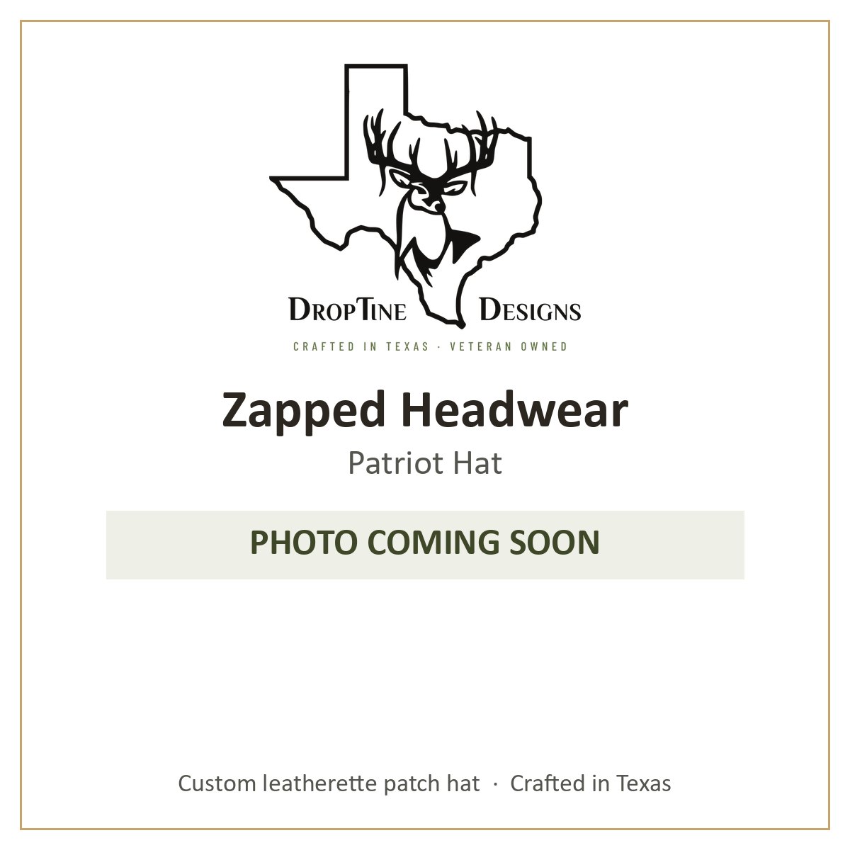 Photo coming soon: Zapped Headwear Patriot Hat