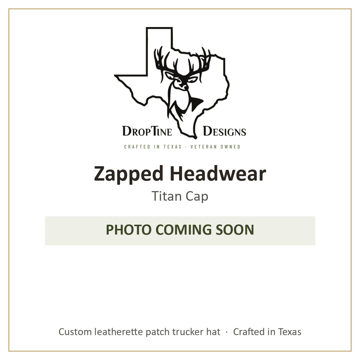 Photo coming soon: Zapped Headwear Titan Cap