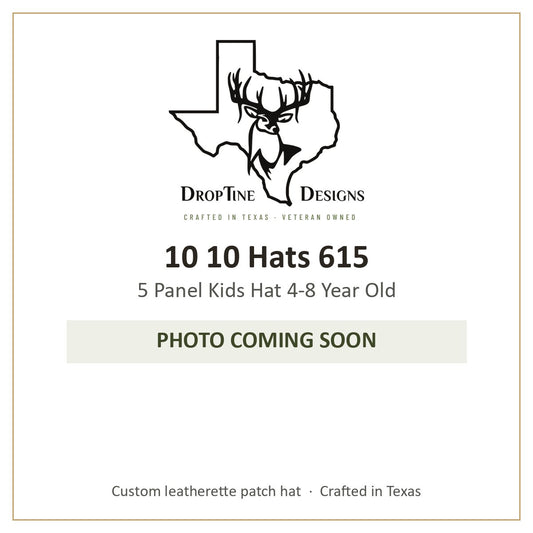 Photo coming soon: 10 10 Hats 615 5 Panel Kids Hat 4-8 Year Old