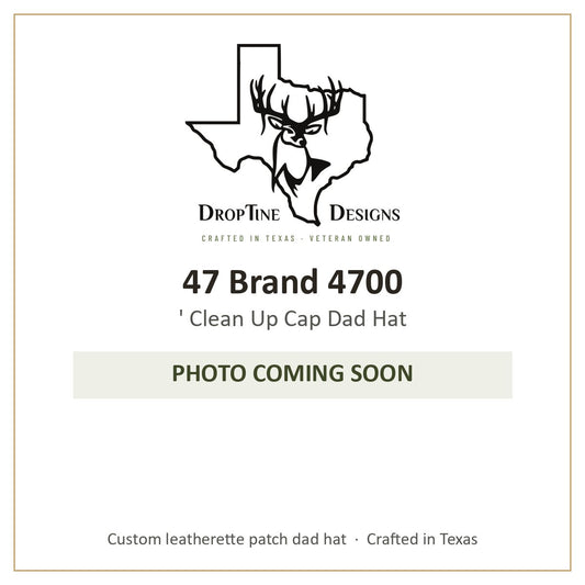 Photo coming soon: 47 Brand 4700 ' Clean Up Cap Dad Hat