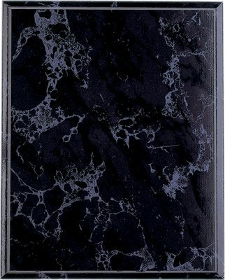 Engraved Marble Finish Plaque - Black / 8 x 10 in