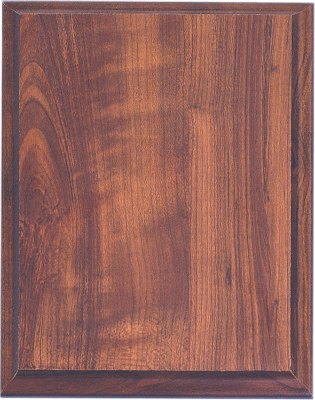 Engraved Cherry Finish Plaque - 8 x 10 in