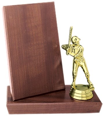 Engraved Standup Plaque - Cherry / 3 3/4 x 5 3/4 in