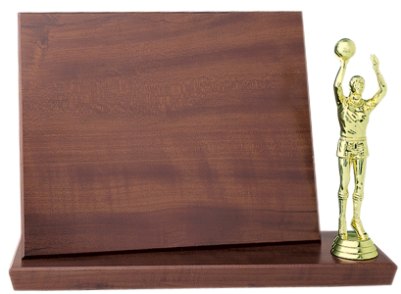 Engraved Standup Plaque - Cherry / 9 3/4 x 7 3/4 in