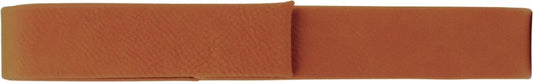 Engraved Leatherette Single Pen Case - Rawhide