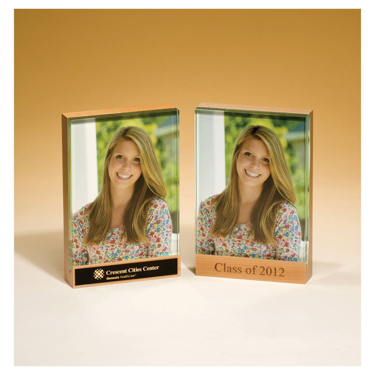 Engraved Maple Picture Frame