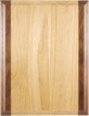 Engraved Genuine Red Alder and Genuine Walnut Plaque - 7 x 9 in