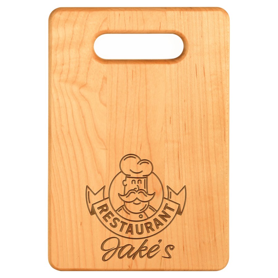 Engraved Maple Cutting Board - 9 x 6 in