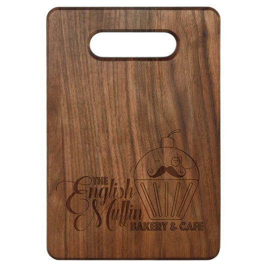 Engraved Walnut Cutting Board - 9 x 6 in