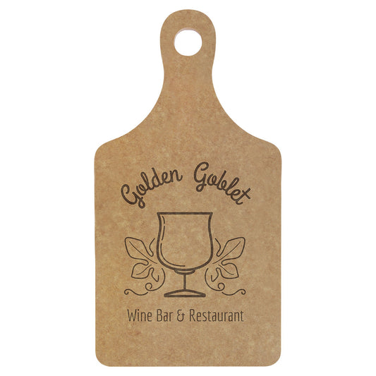 Engraved Eco Paddle-Shaped Cutting Board
