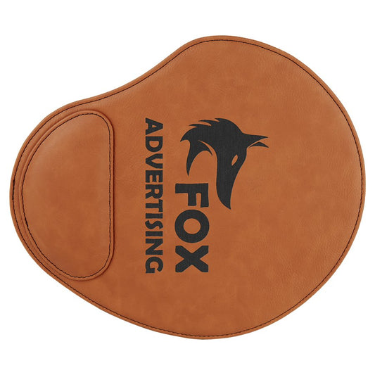 Engraved Leatherette Mouse Pad - Rawhide
