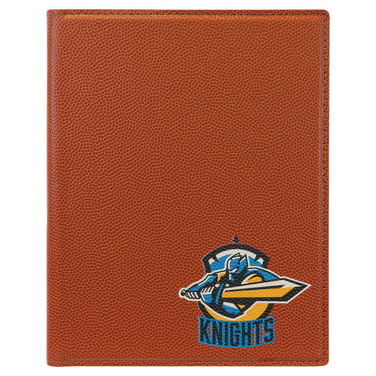 Engraved Basketball Leatherette Portfolio with Notepad