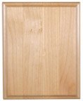 Engraved Genuine Red Alder Plaque - 4 x 6 in