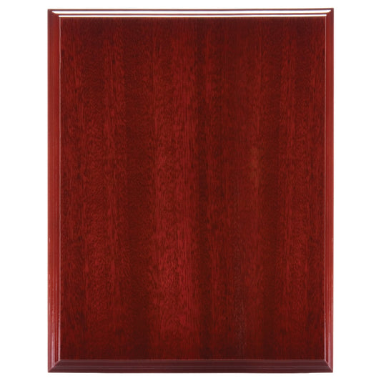 Engraved High Gloss Mahogany Finish Plaque - 5 x 7 in