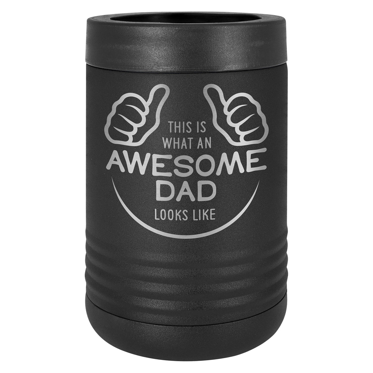 Engraved Polar Camel Vacuum Insulated Beverage Holder - Black