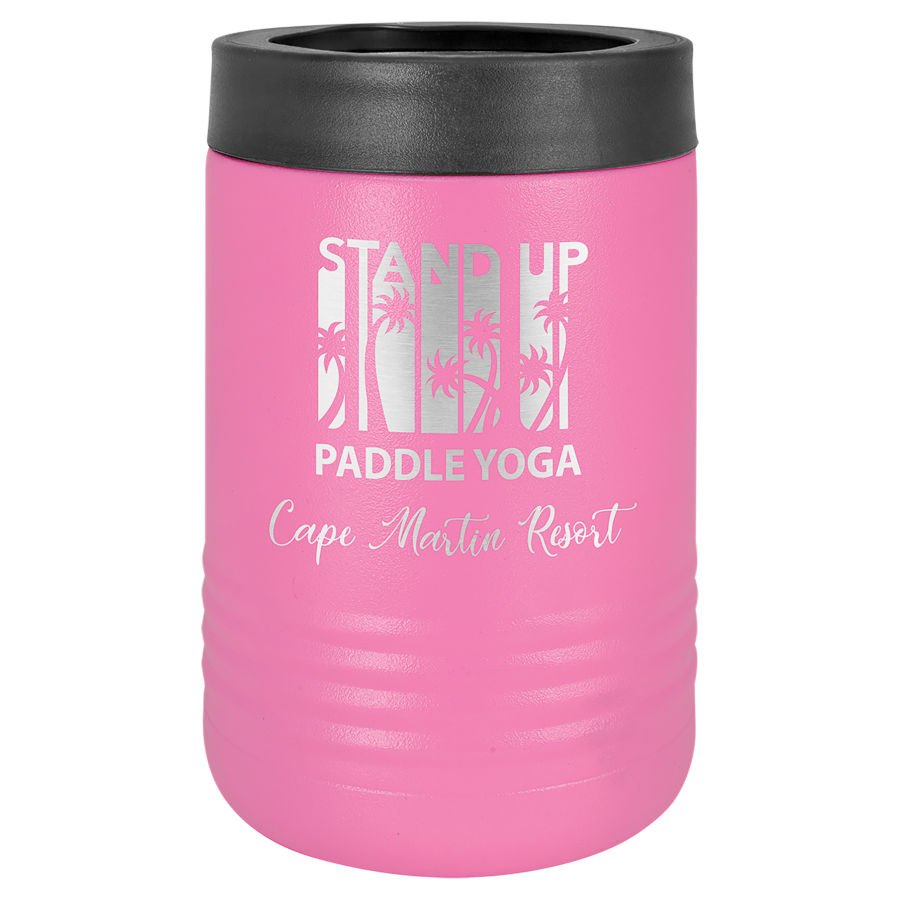 Engraved Polar Camel Vacuum Insulated Beverage Holder - Pink