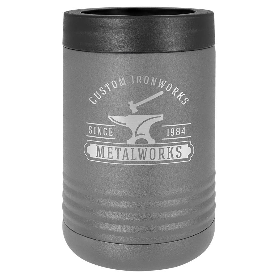 Engraved Polar Camel Vacuum Insulated Beverage Holder - Dark Gray
