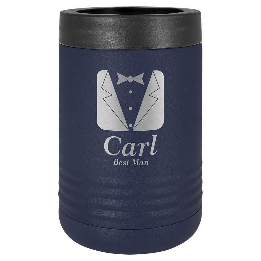 Engraved Polar Camel Vacuum Insulated Beverage Holder - Navy Blue