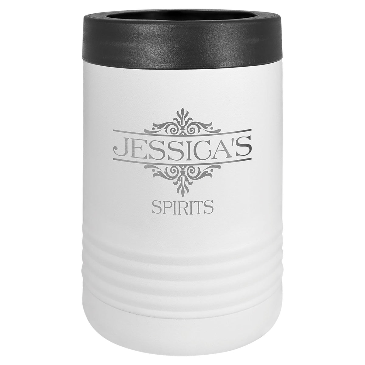 Engraved Polar Camel Vacuum Insulated Beverage Holder - White