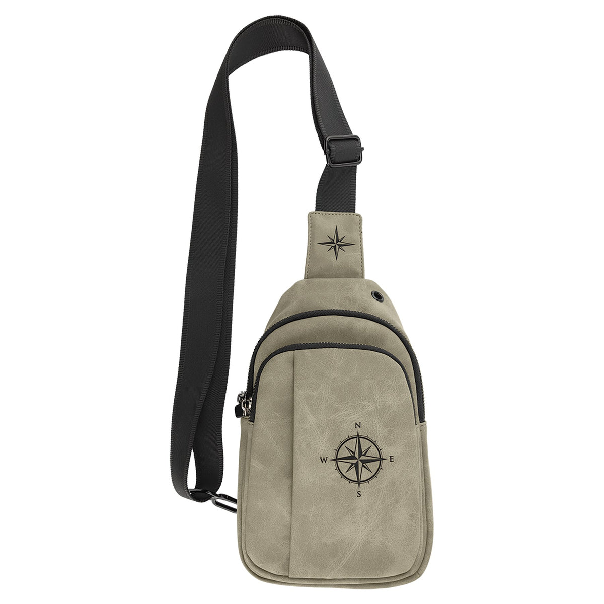 Engraved Creekside Leatherette Explorer Bag - Light Green