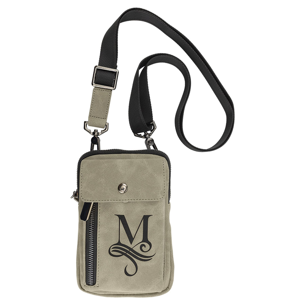 Engraved Creekside Leatherette Urban Bag - Light Green