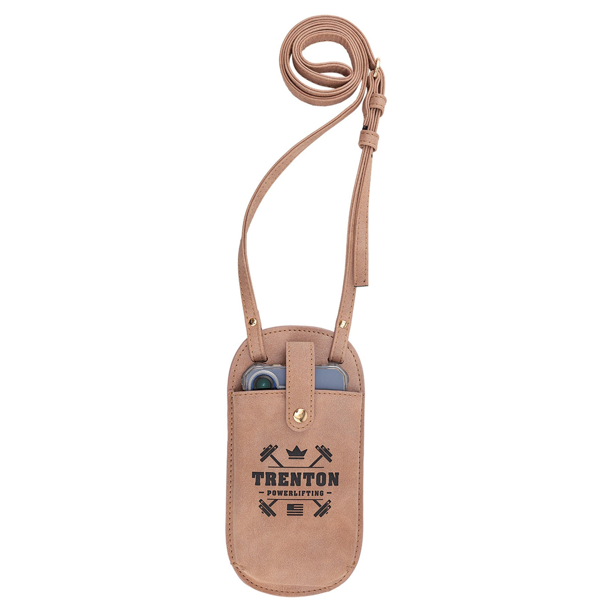 Engraved Creekside Leatherette Essential Bag - Blush
