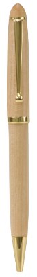Engraved Wide Maple Ballpoint Pen