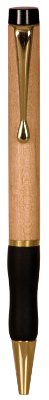 Engraved Wide Maple Pen with Gripper