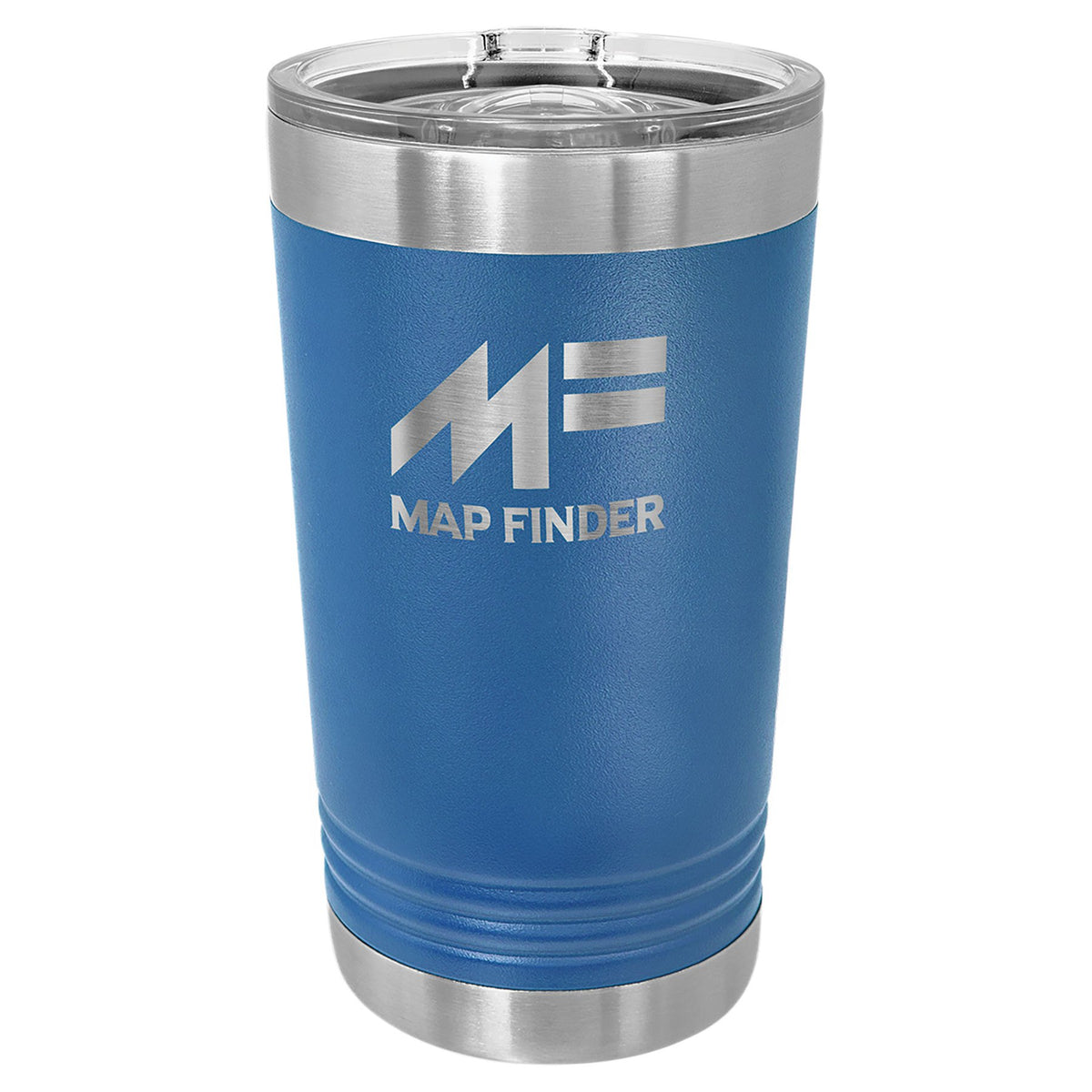 Engraved Polar Camel 16 oz Pint with Slider Lid - Royal Blue