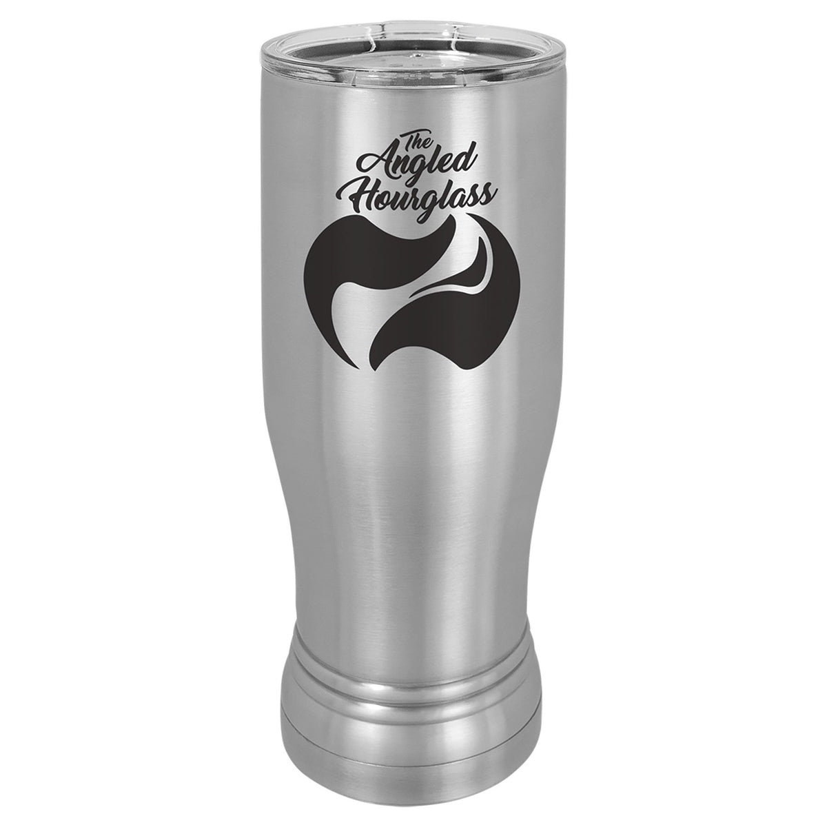 Engraved Polar Camel Pilsner Tumbler with Lid - Stainless Steel / 14 oz