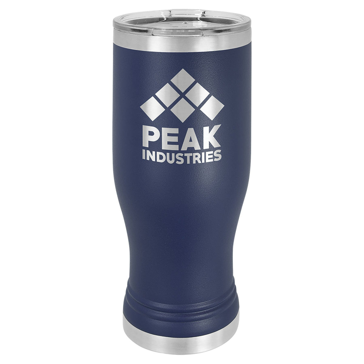 Engraved Polar Camel Pilsner Tumbler with Lid - Navy Blue / 20 oz