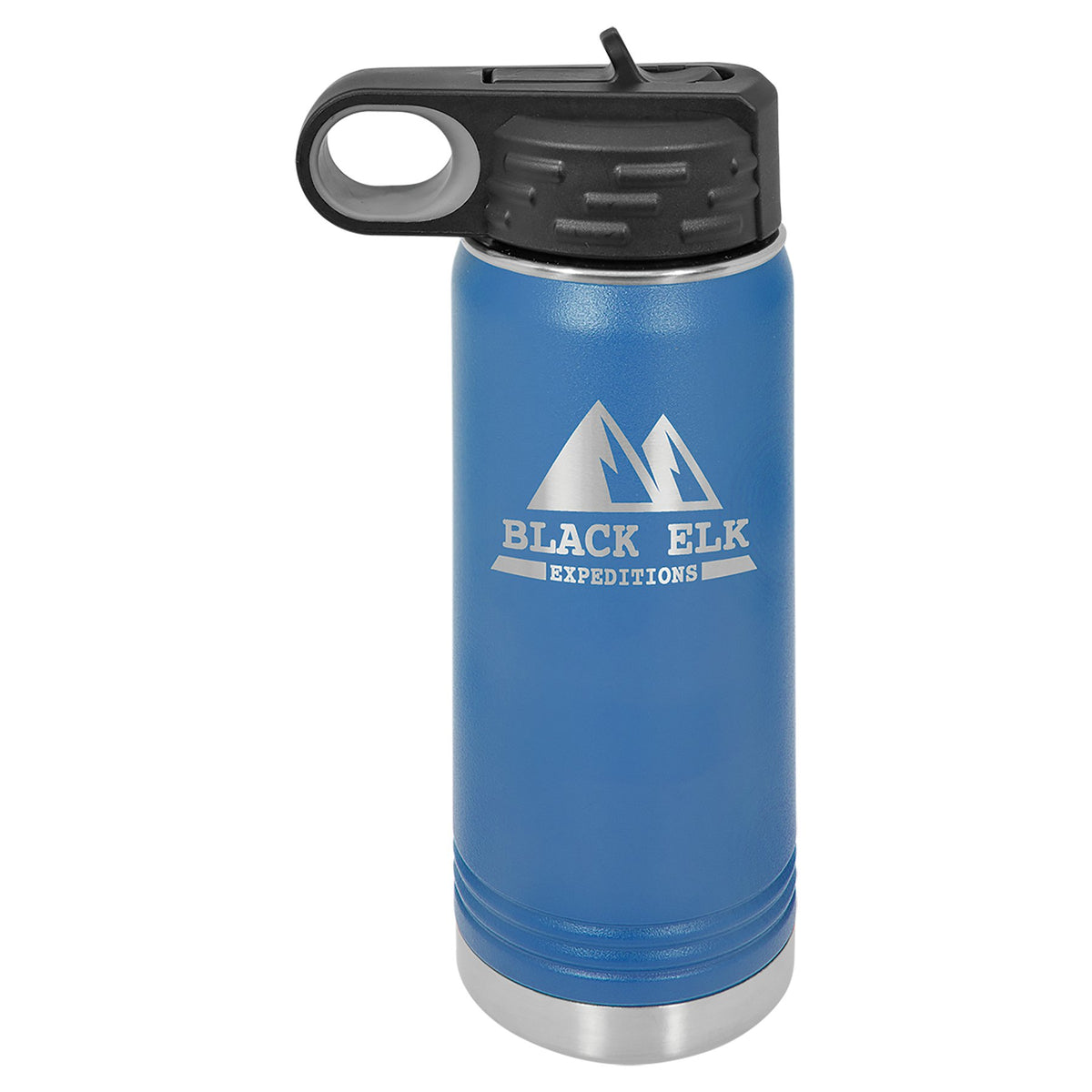 Engraved Polar Camel Water Bottle - Royal Blue / 20 oz