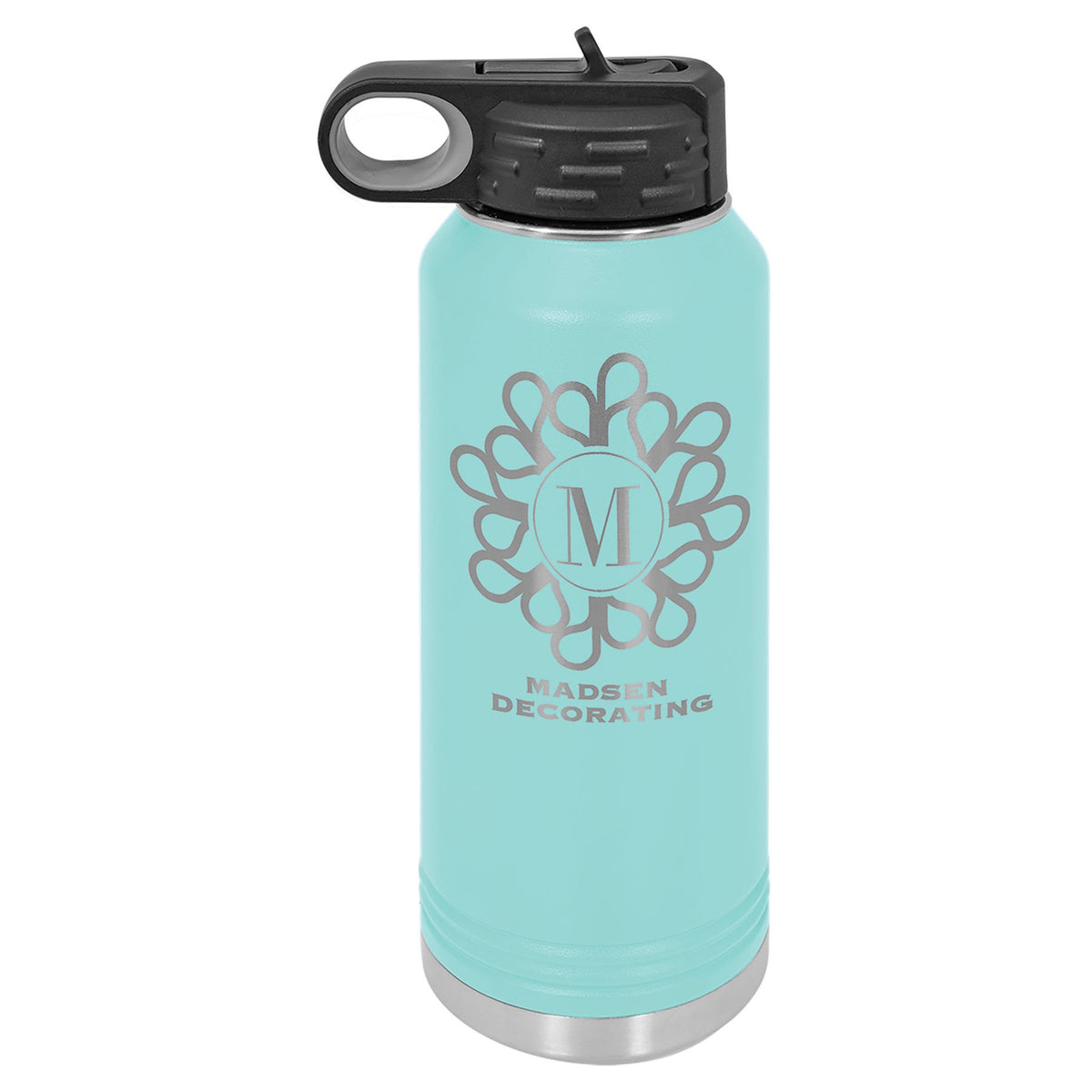 Engraved Polar Camel Water Bottle - Teal / 32 oz
