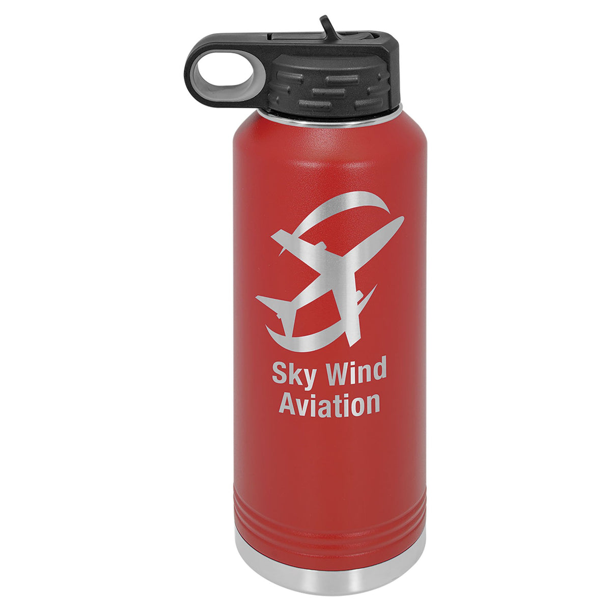Engraved Polar Camel Water Bottle - Red / 40 oz