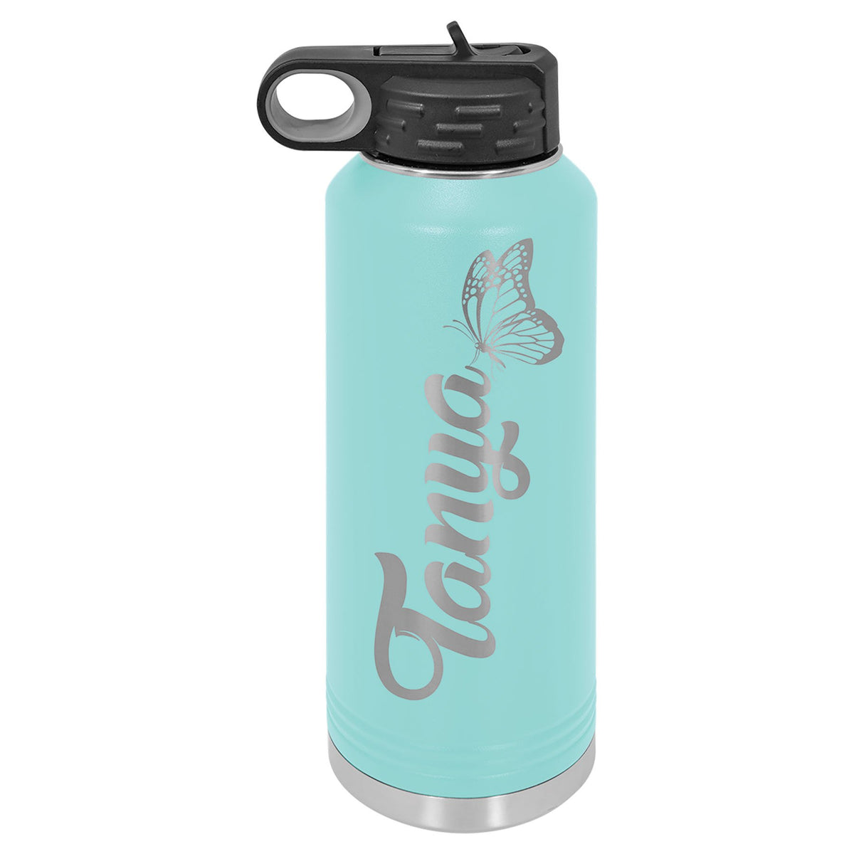 Engraved Polar Camel Water Bottle - Teal / 40 oz