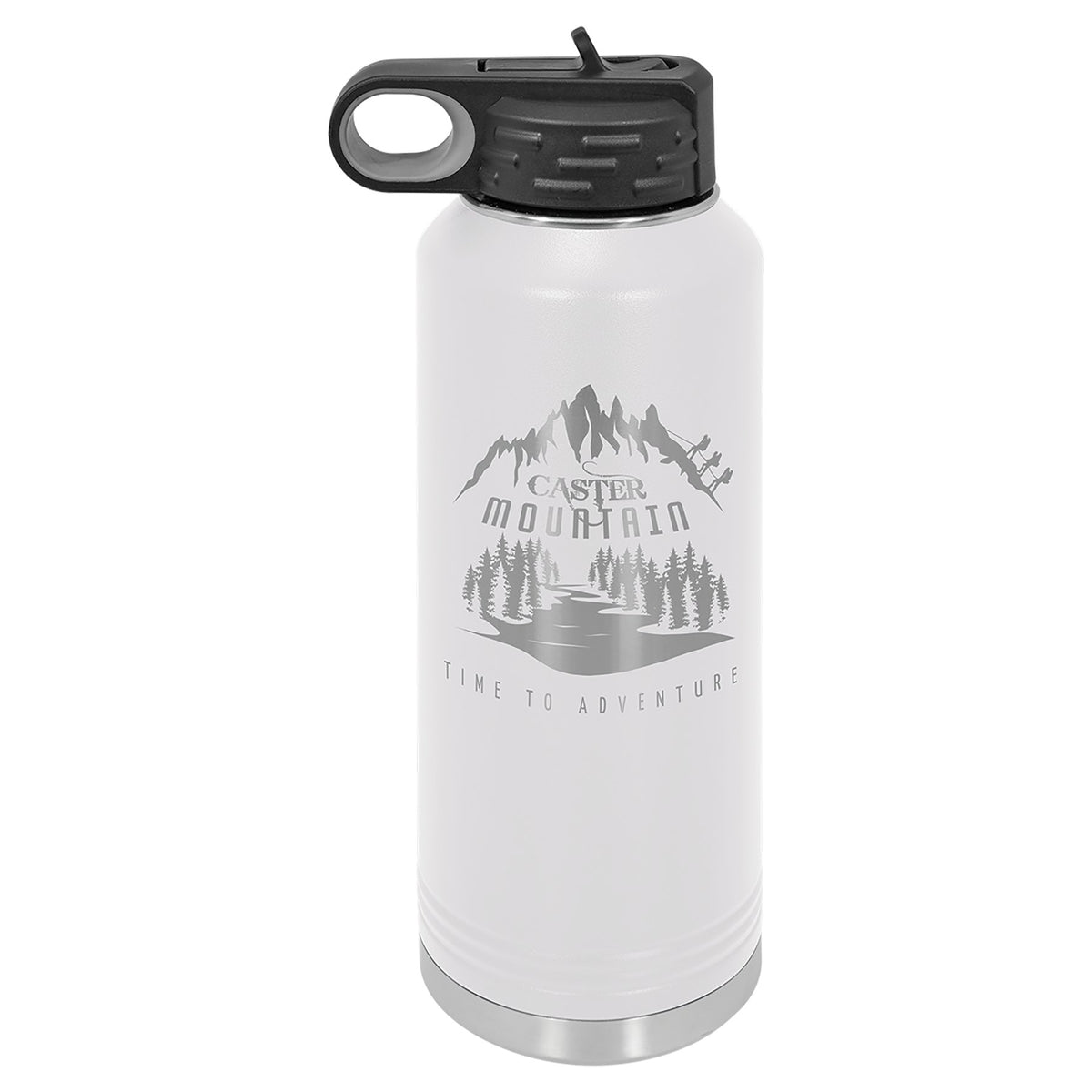 Engraved Polar Camel Water Bottle - White / 40 oz
