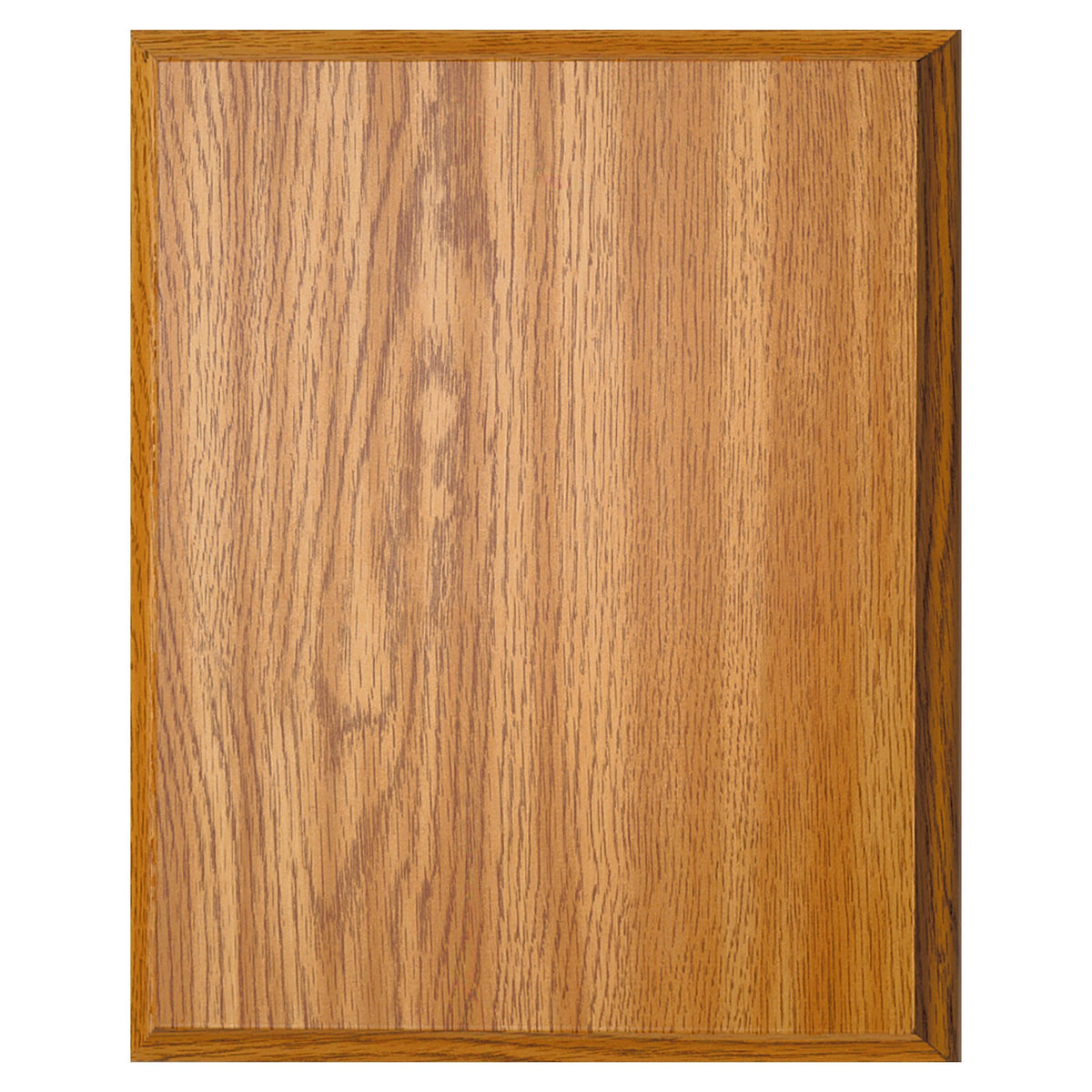 Engraved Oak Finish Plaque - 5 x 7 in