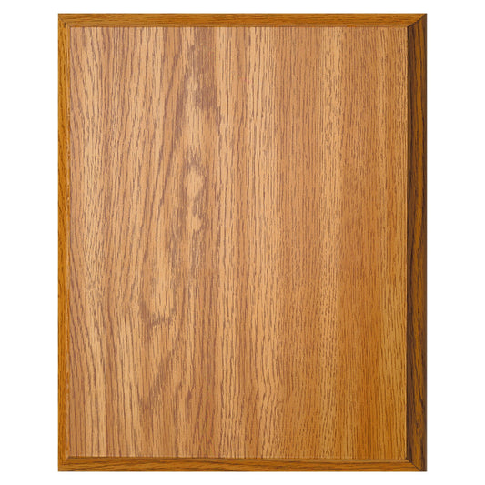 Engraved Oak Finish Plaque - 5 x 7 in