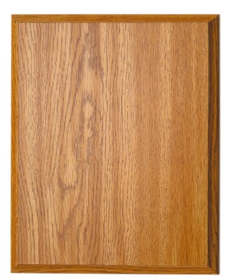 Engraved Oak Finish Plaque - 8 x 10 in