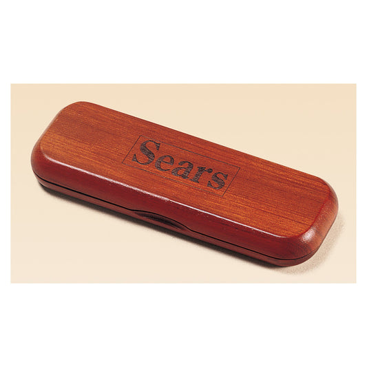 Engraved Rosewood Pen or Letter Opener Case