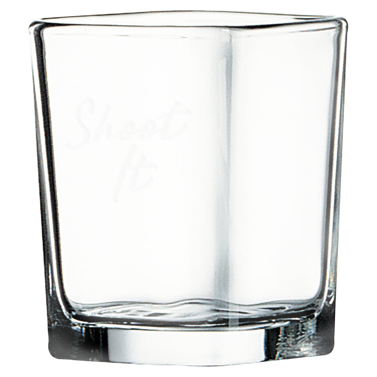 Engraved Polar Camel 2 1/4 oz Square Shot Glass