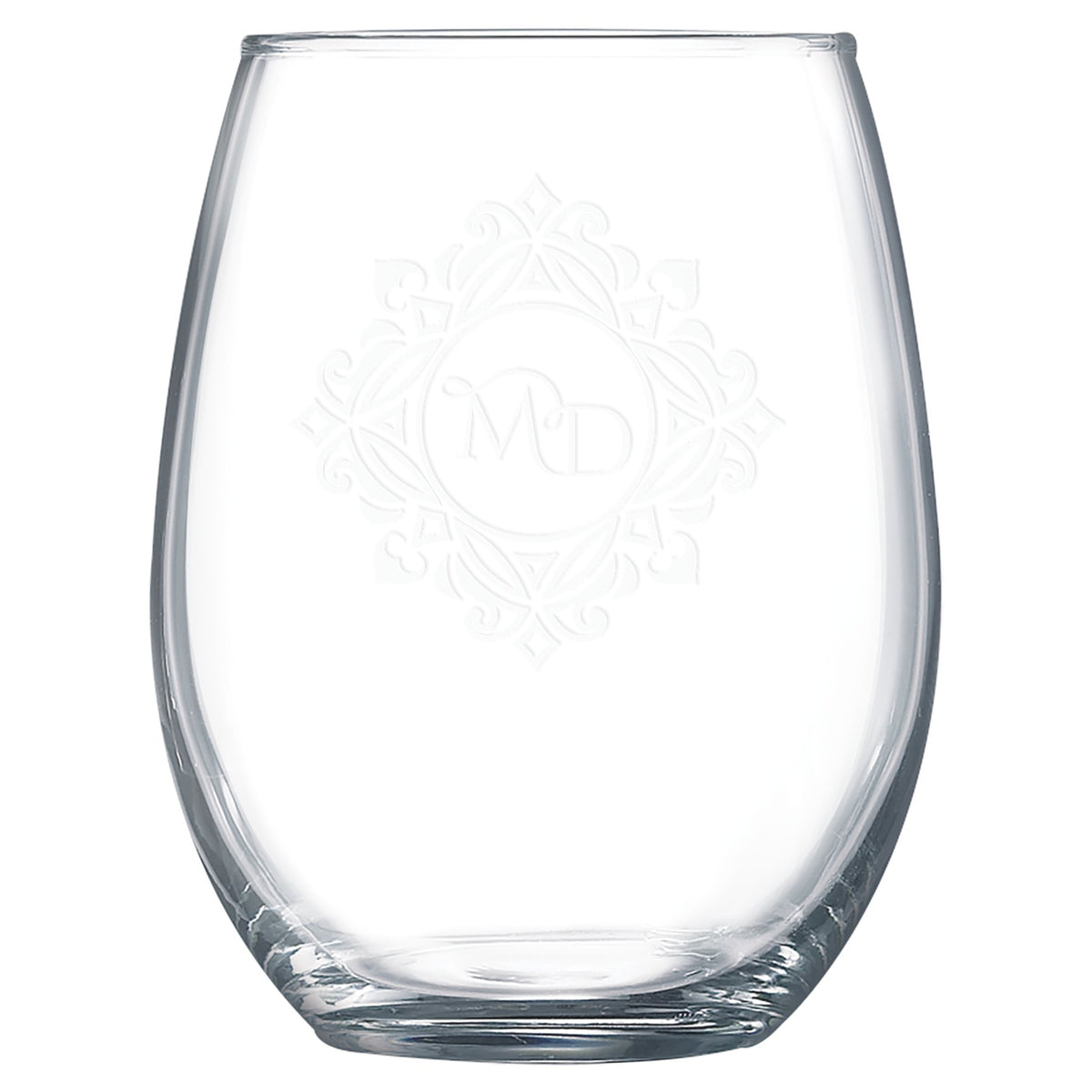 Engraved Polar Camel Stemless Wine Glass - 15 oz