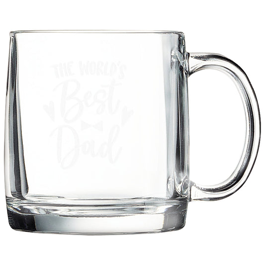 Engraved Polar Camel 12 1/4 oz Glass Coffee Mug