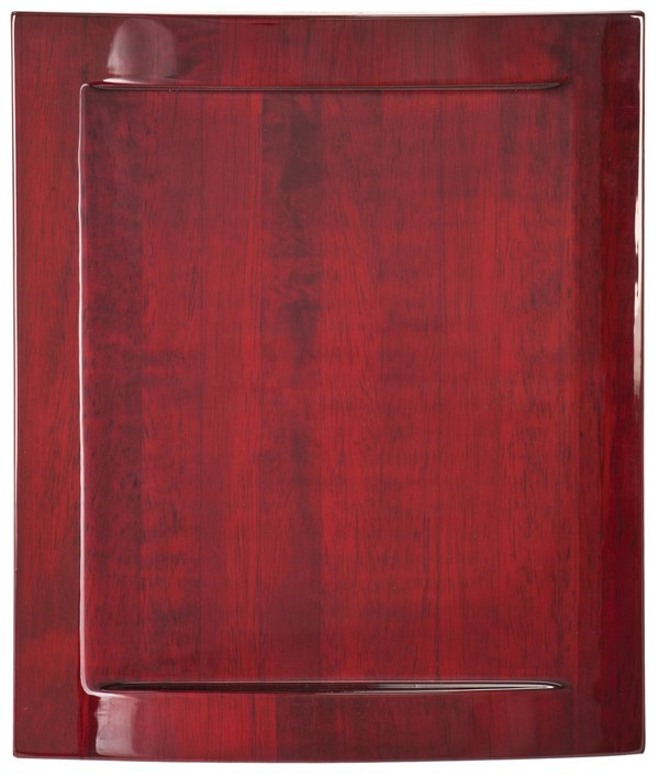 Engraved Eclipse Piano Finish Plaque - Rosewood / 9 1/2 x 12 in