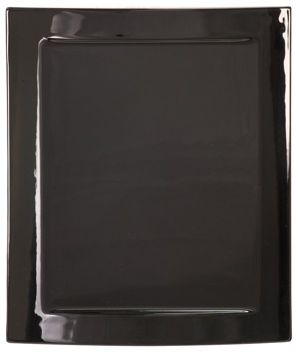 Engraved Eclipse Piano Finish Plaque - Black / 11 x 13 in
