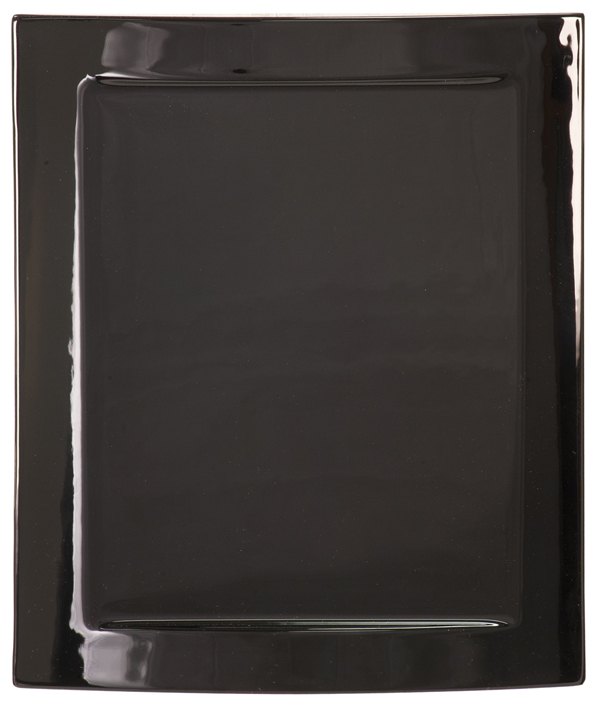 Engraved Eclipse Piano Finish Plaque - Black / 7 1/2 x 9 in